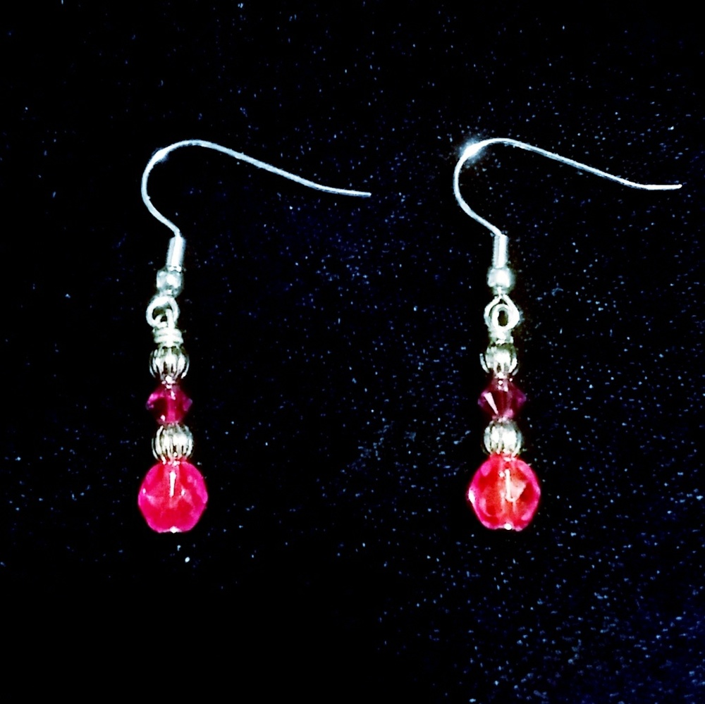 Red Lobster Swarovski Crystal Earrings❤